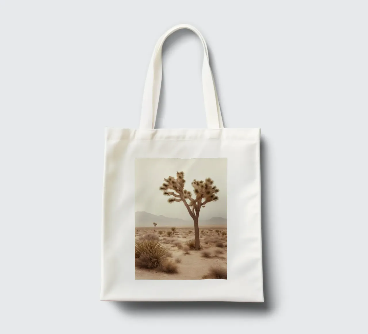 Paesaggio del deserto di Joshua Tree borsa in juta da Indigo Tides Art
