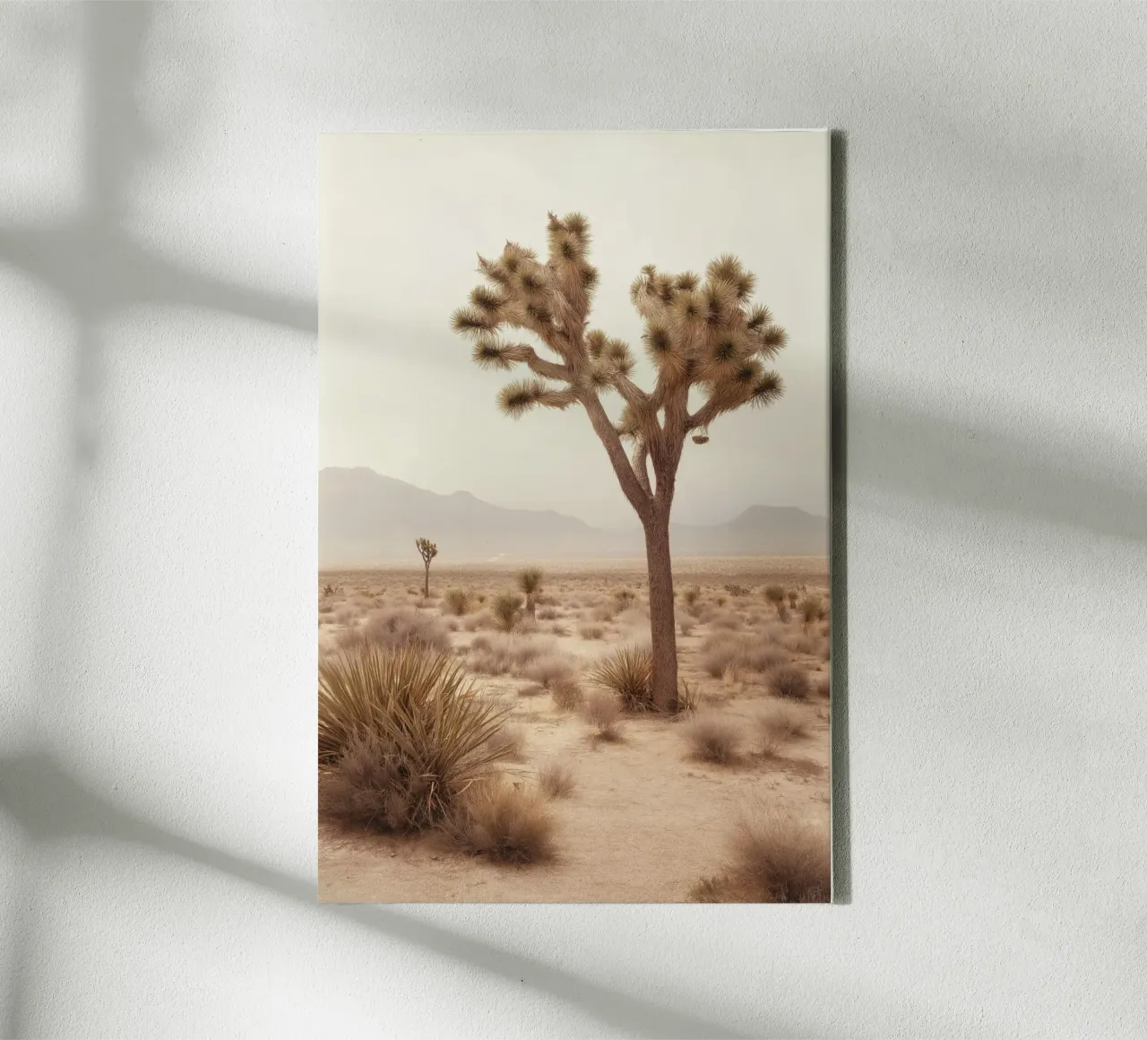 Joshua Tree woestijnlandschap canvas van Indigo Tides Art