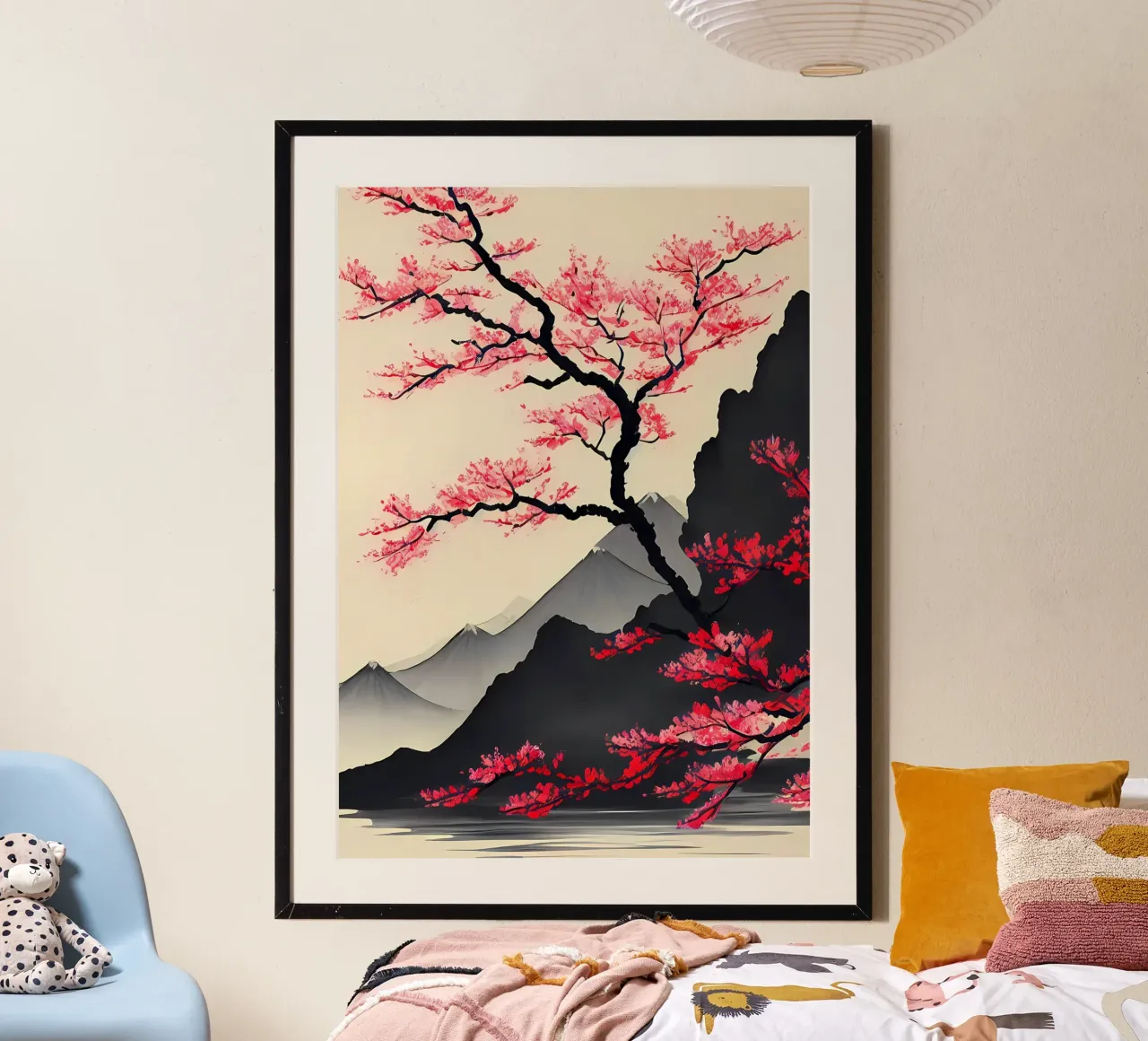 Asian Wash Ink Landscape hahnemühle by Rebecca Clark Wyrick