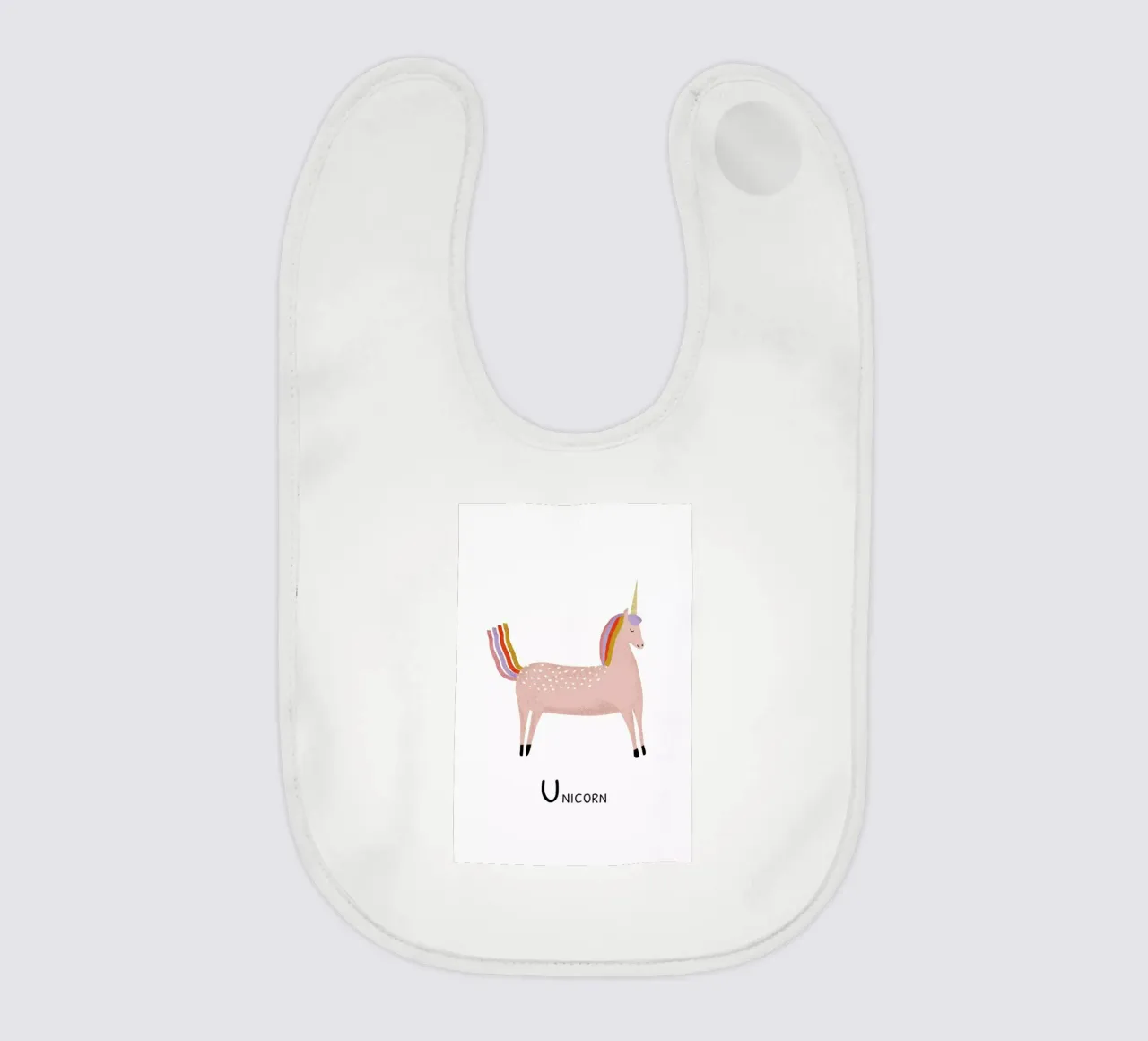 Unicorn bavaglino da Little Flourishes