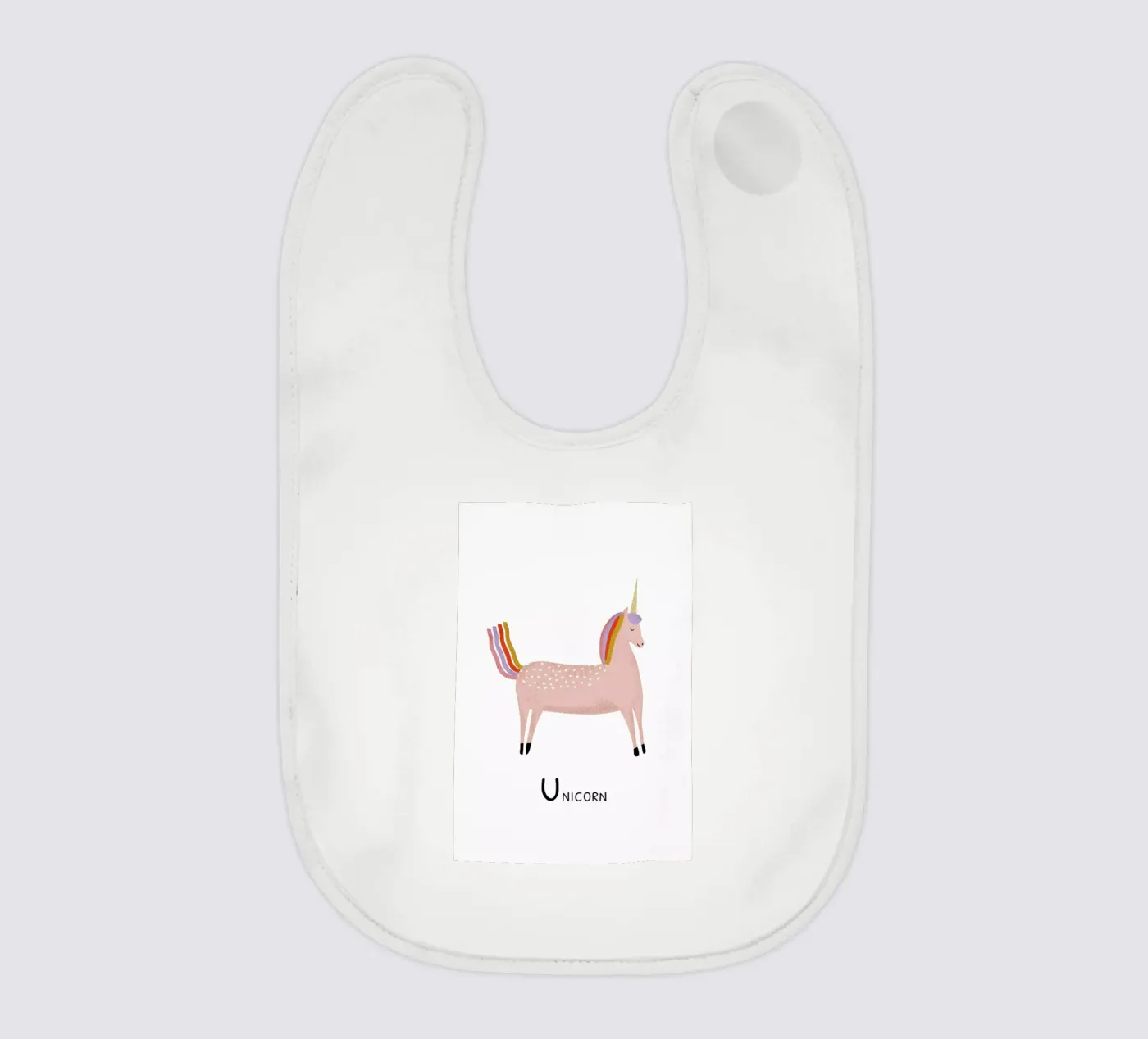 Unicorn bavaglino da Little Flourishes