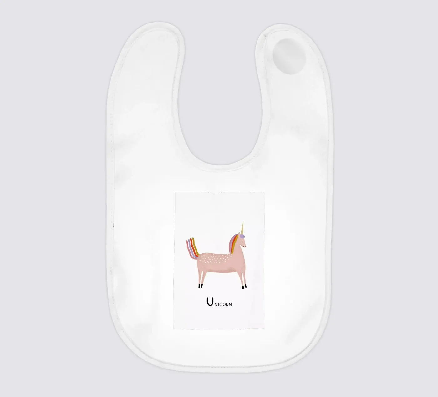 Unicorn bavoir de Little Flourishes