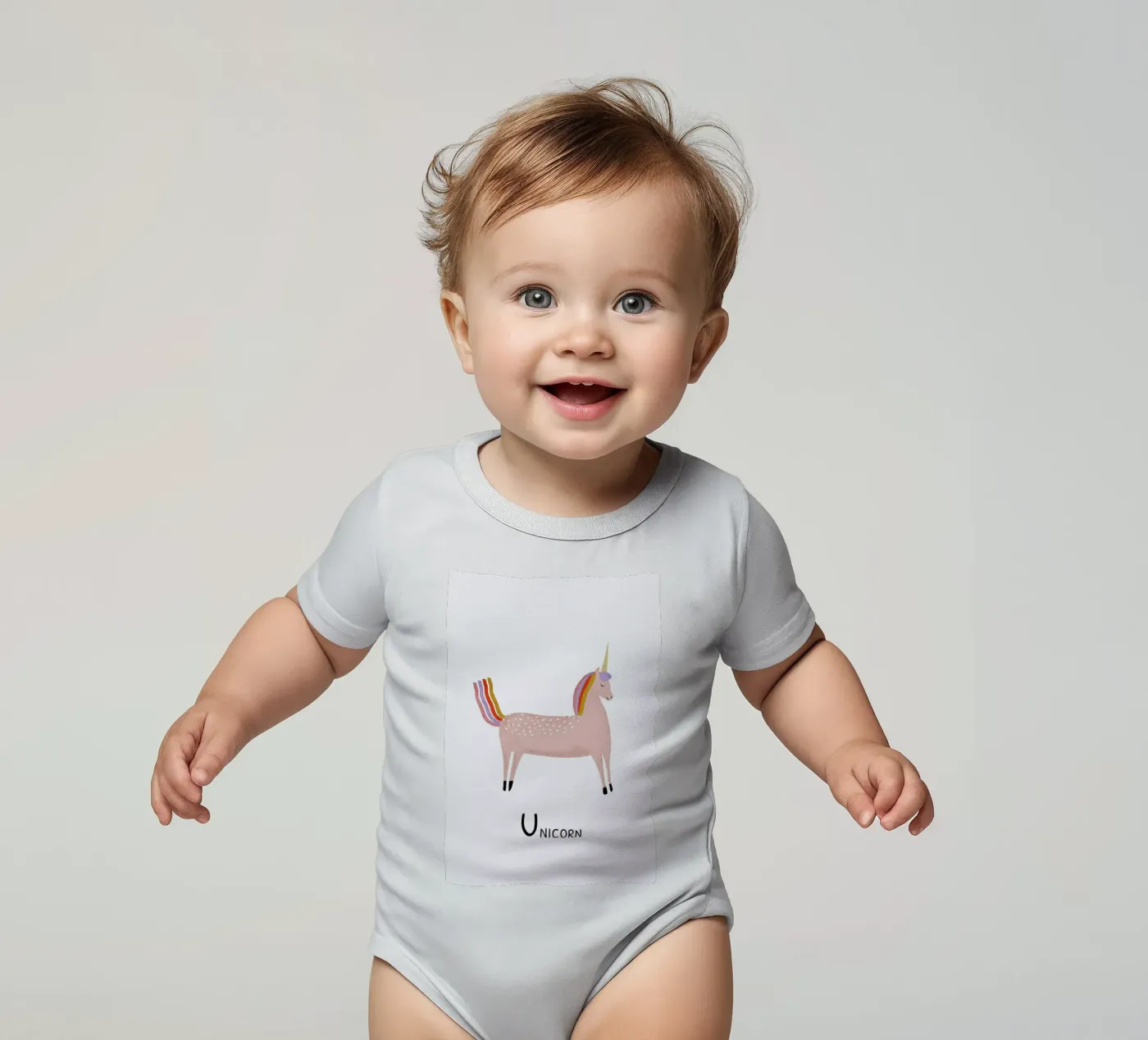 Unicorn body bébé de Little Flourishes