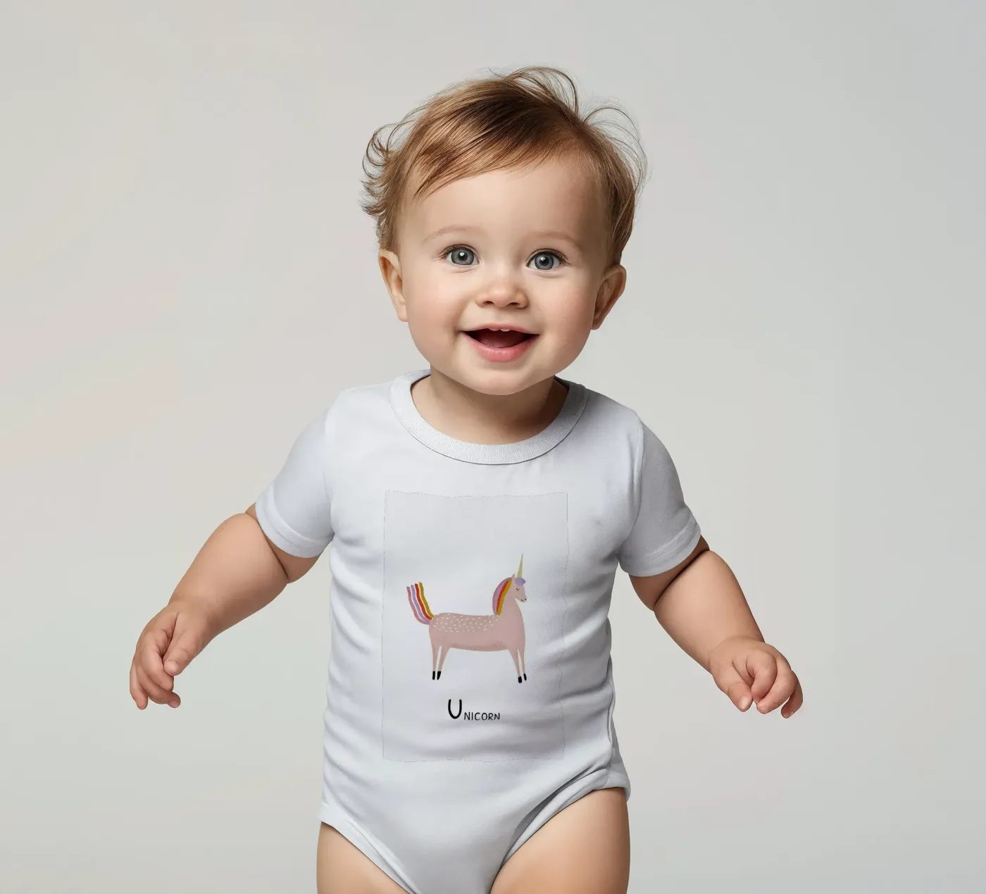 Unicorn body bébé de Little Flourishes