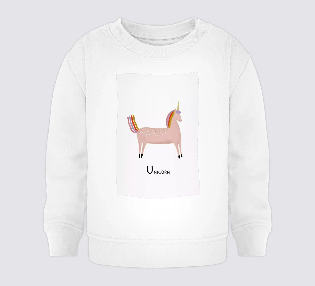 Unicorn felpa neonato da Little Flourishes