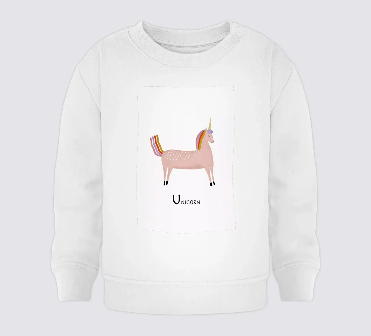 Unicorn felpa neonato da Little Flourishes