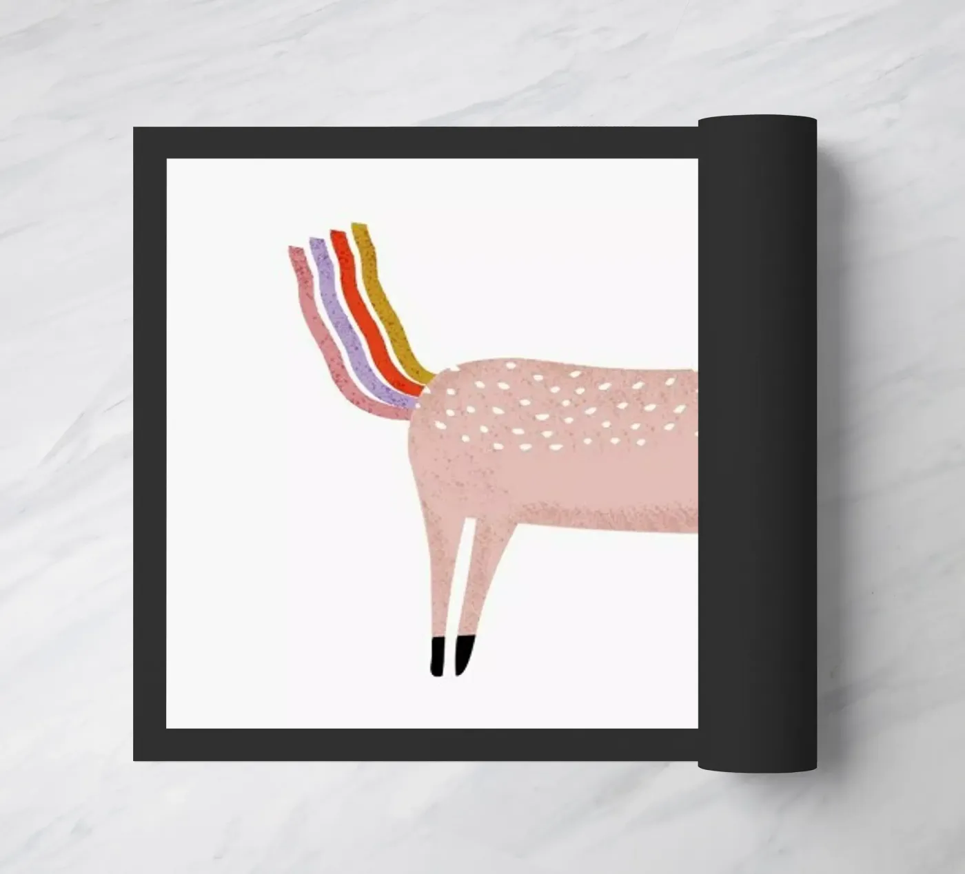 Unicorn Fußmatte von Little Flourishes