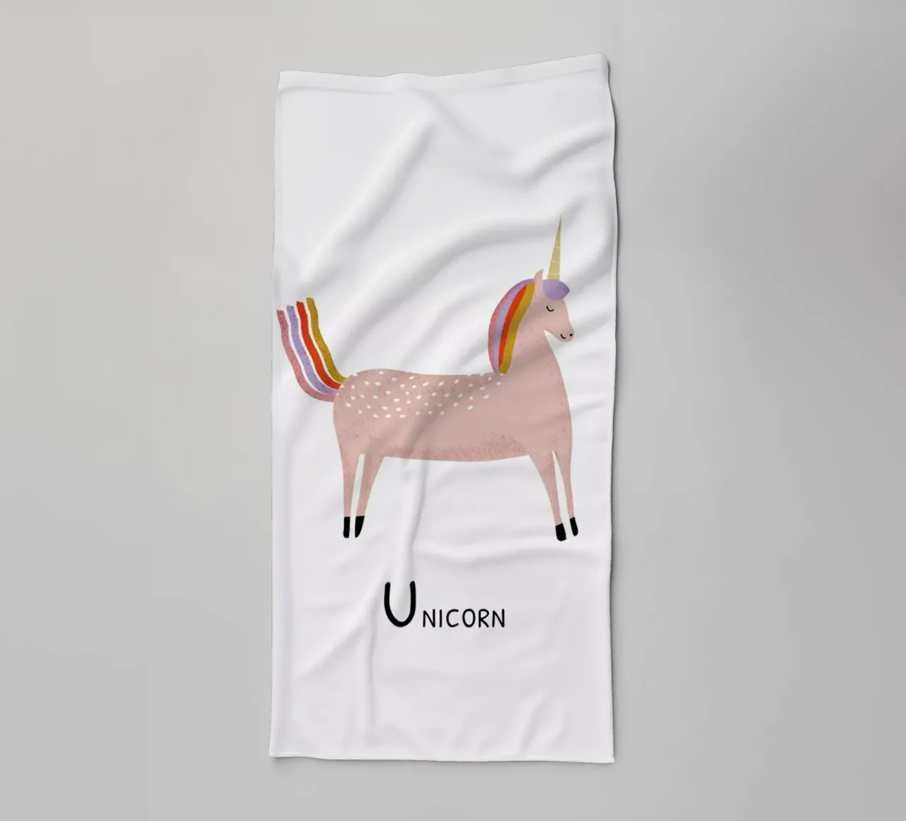 Unicorn asciugamano da bagno da Little Flourishes