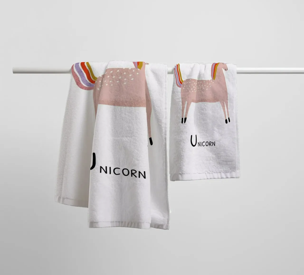 Unicorn asciugamano da bagno da Little Flourishes