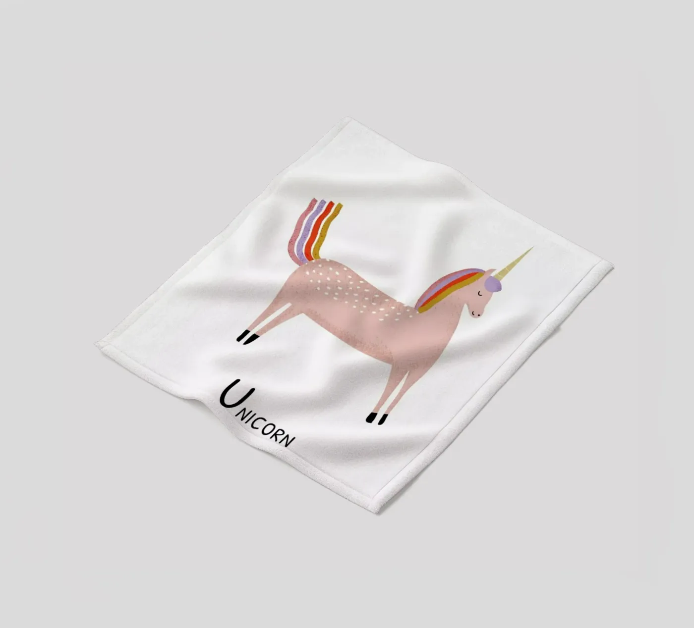 Unicorn Fleecedecke von Little Flourishes