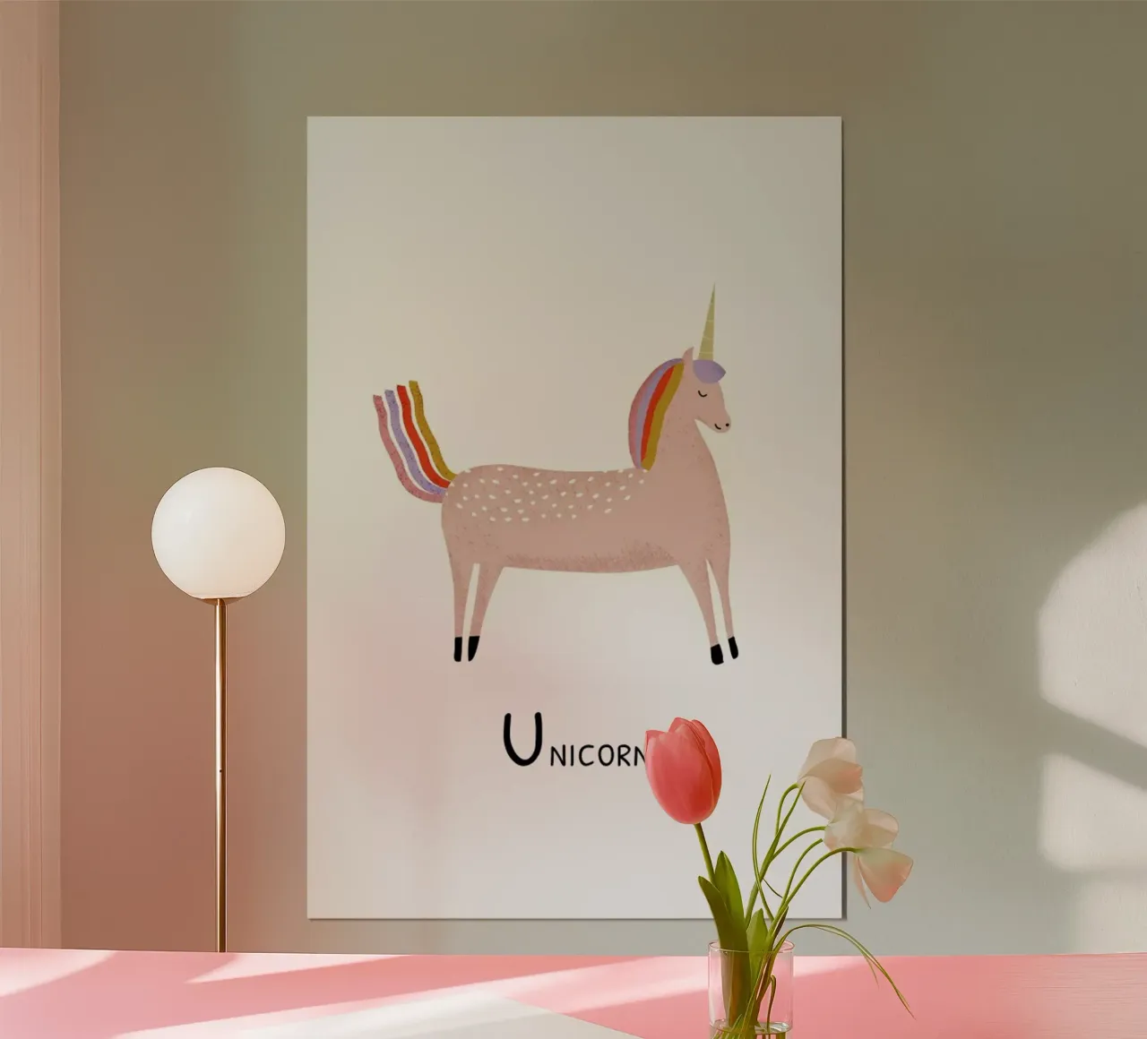 Unicorn poster da Little Flourishes