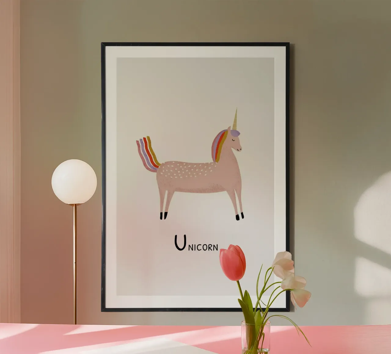 Unicorn poster da Little Flourishes