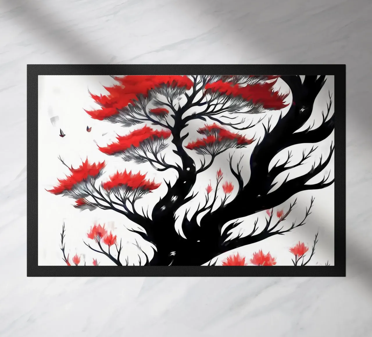 Sakura stile inchiostro giapponese zerbino da Rebecca Clark Wyrick
