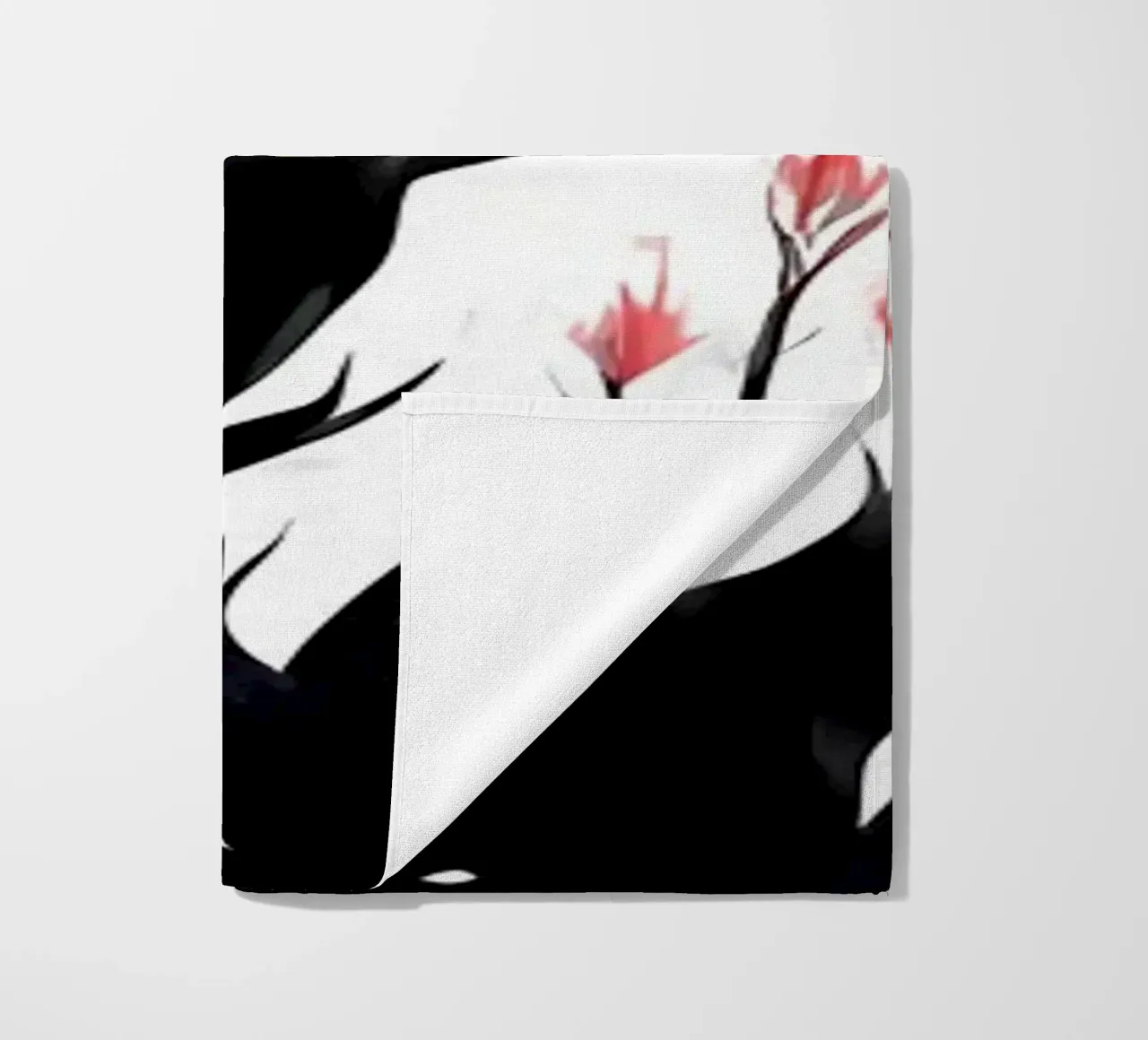 Sakura stile inchiostro giapponese telo mare da Rebecca Clark Wyrick