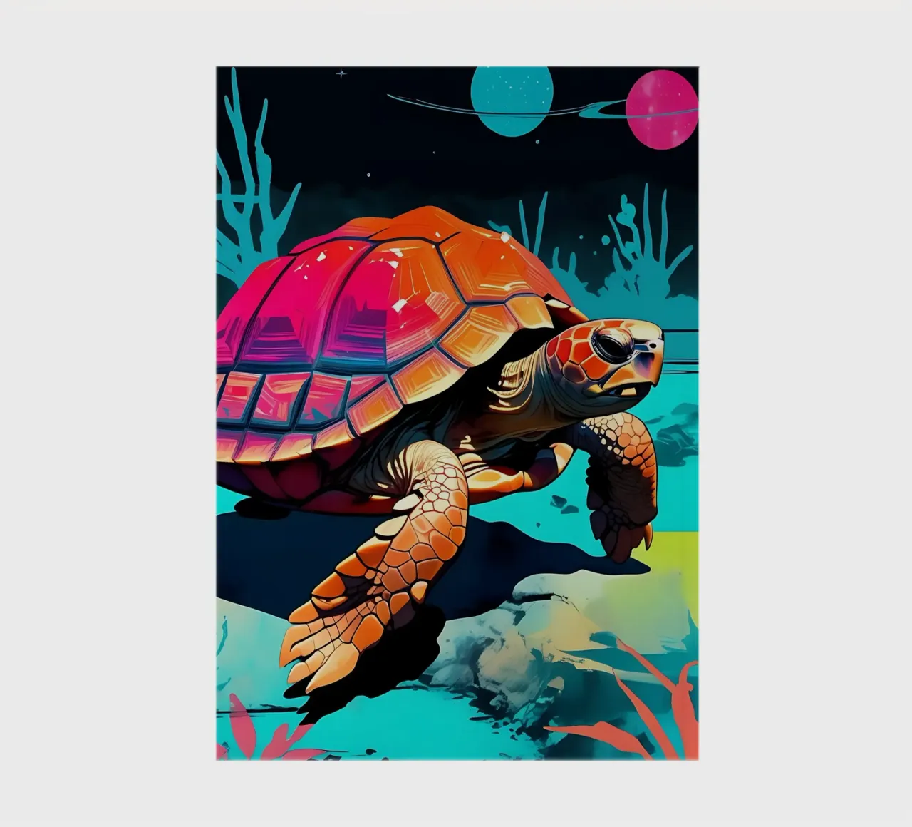 Turtle_Style_D_1 notebook by Tierisch bunt by LK
