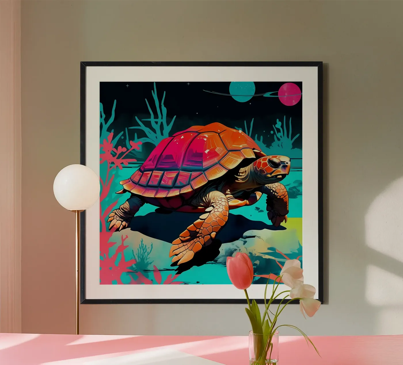 Turtle_Style_D_1 poster by Tierisch bunt by LK