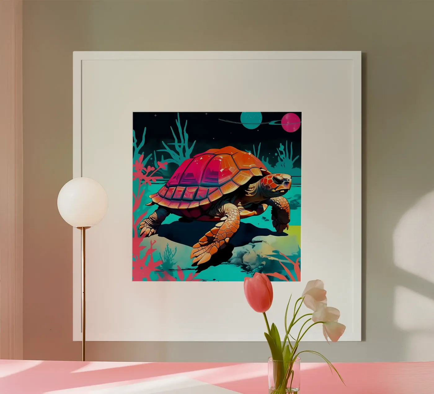 Turtle_Style_D_1 poster by Tierisch bunt by LK
