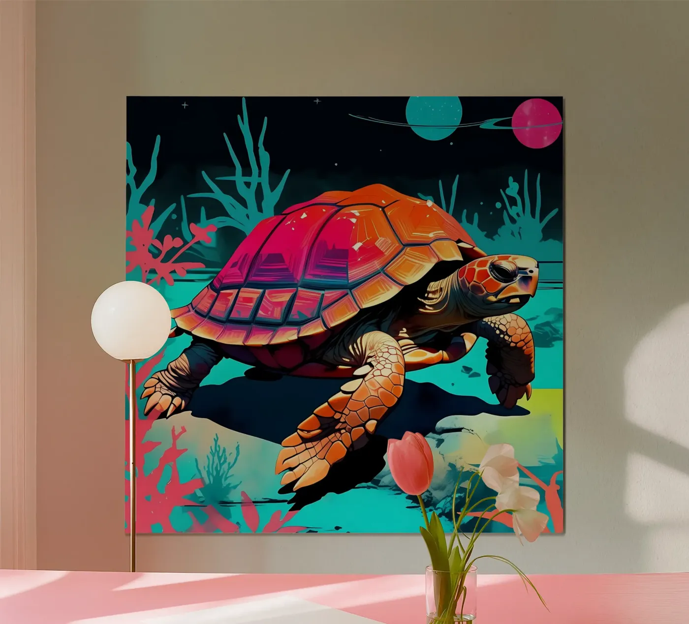 Turtle_Style_D_1 poster by Tierisch bunt by LK