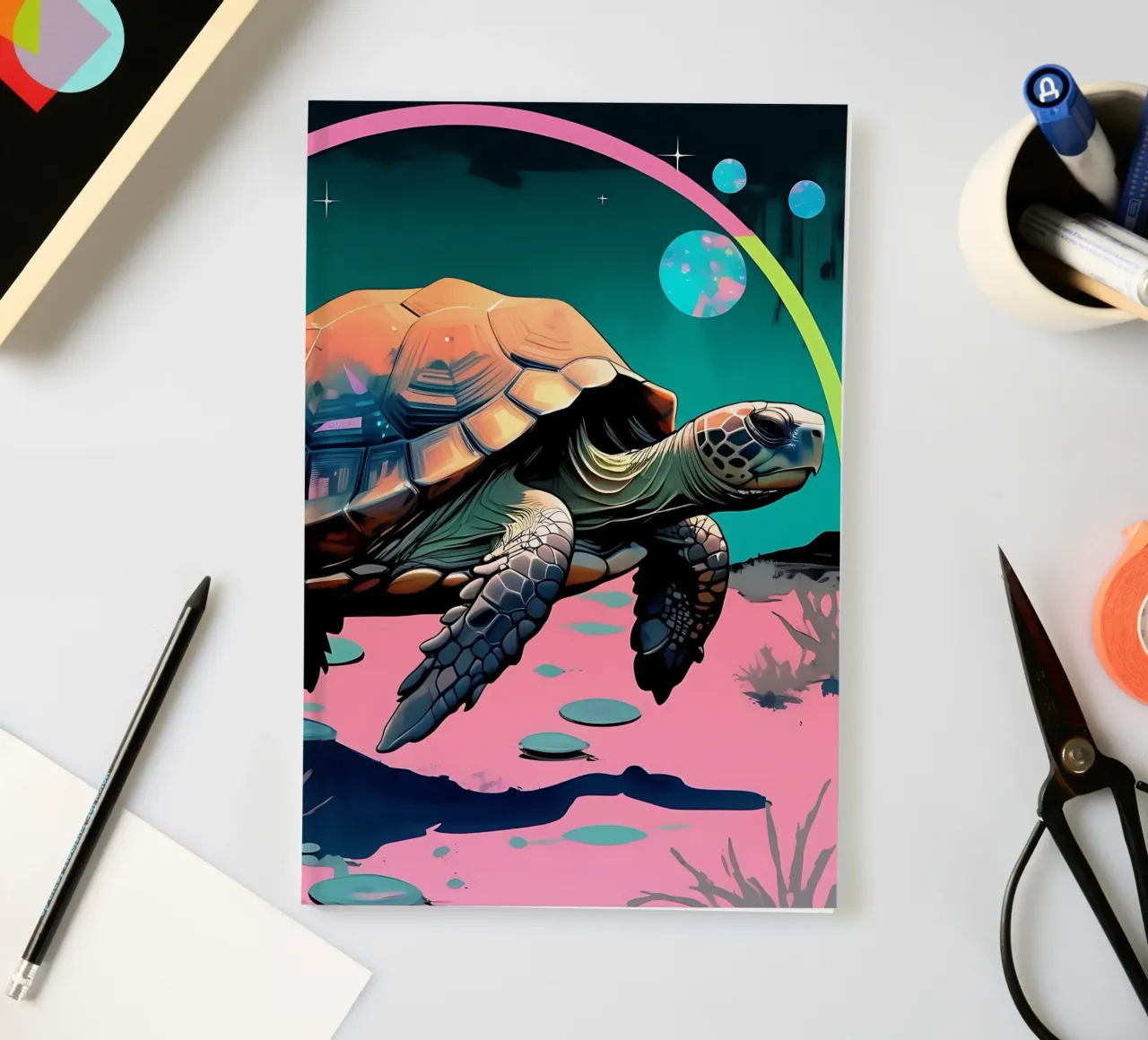 Turtle_Style_D_2 notebook by Tierisch bunt by LK