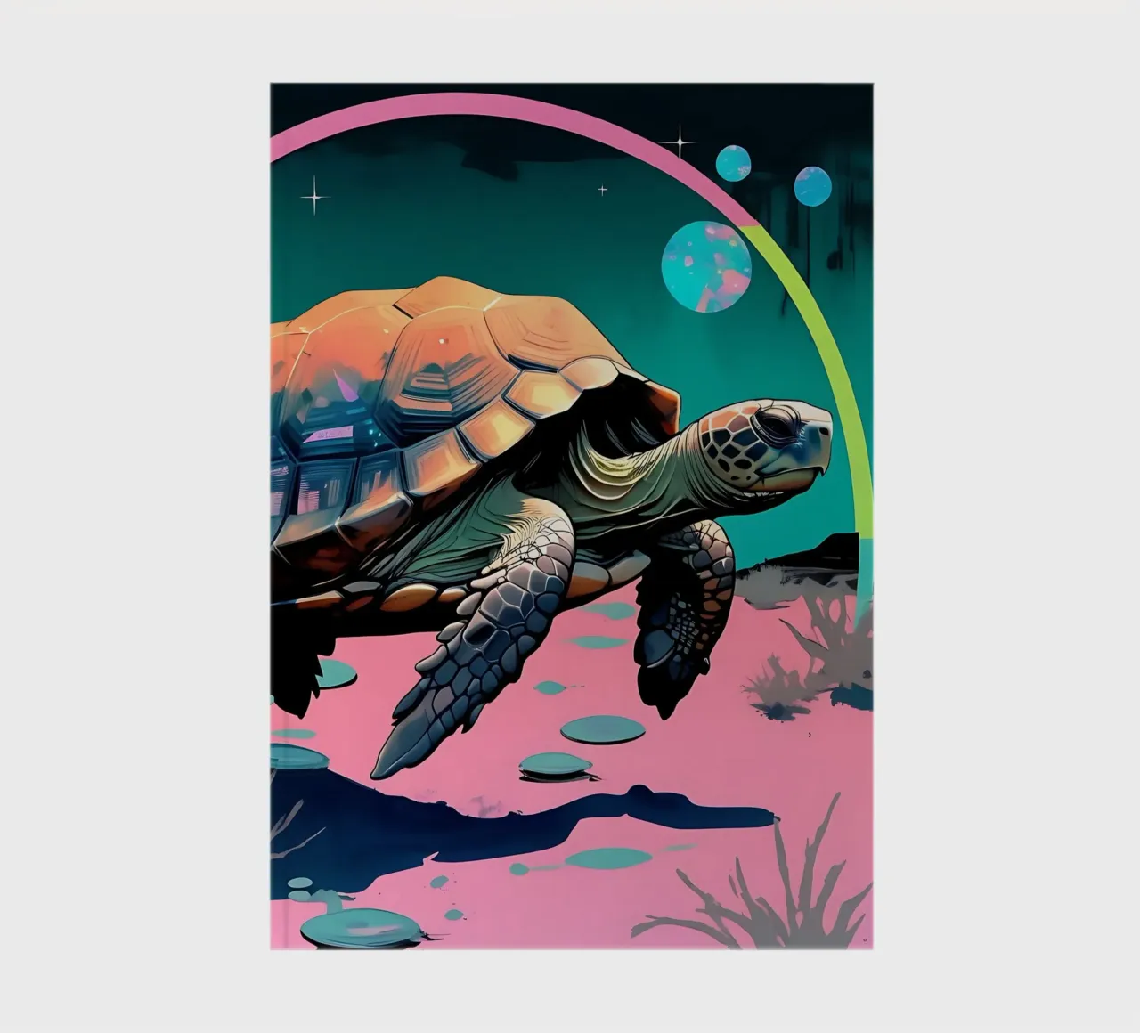 Turtle_Style_D_2 notebook by Tierisch bunt by LK