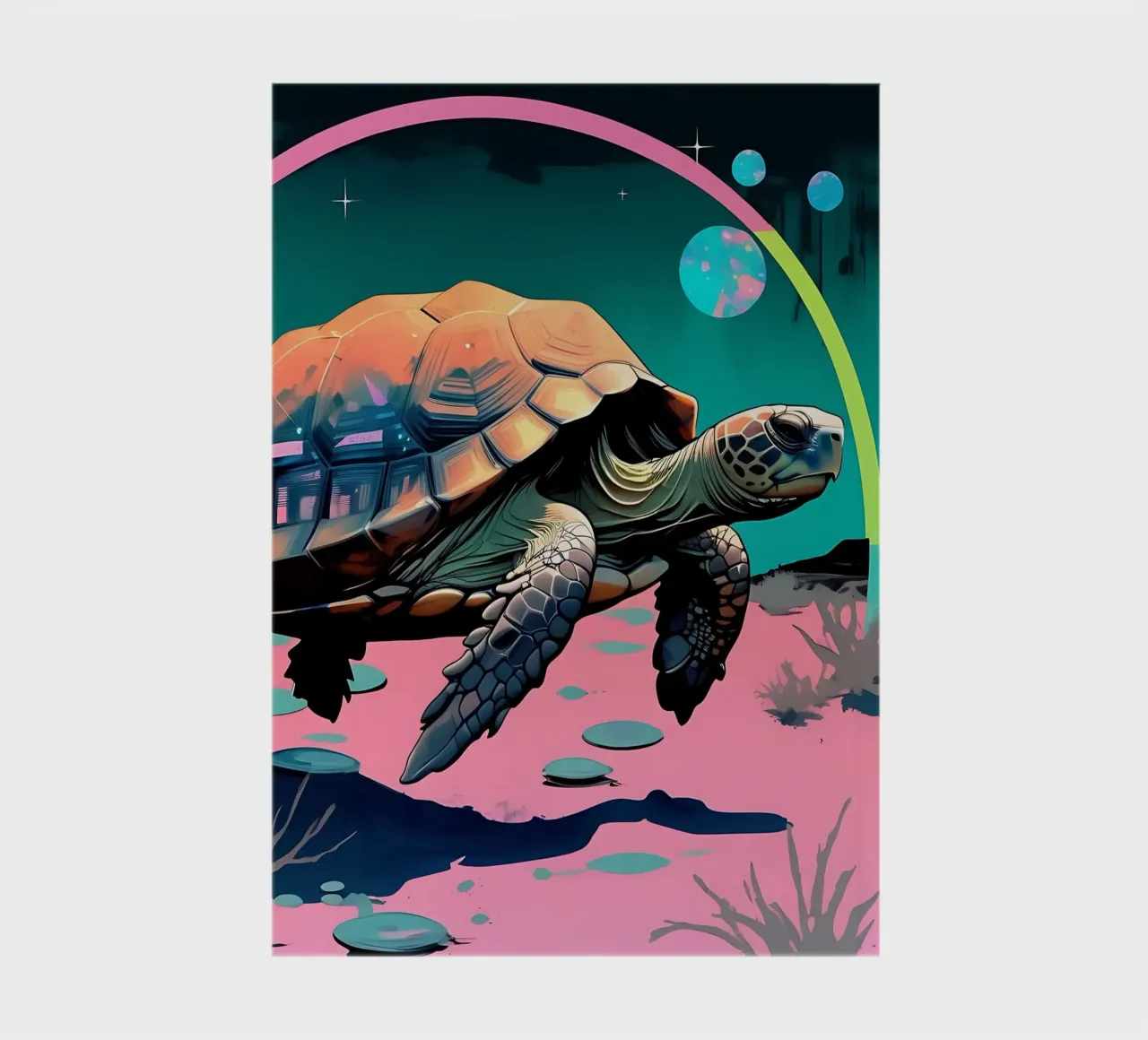 Turtle_Style_D_2 notebook by Tierisch bunt by LK