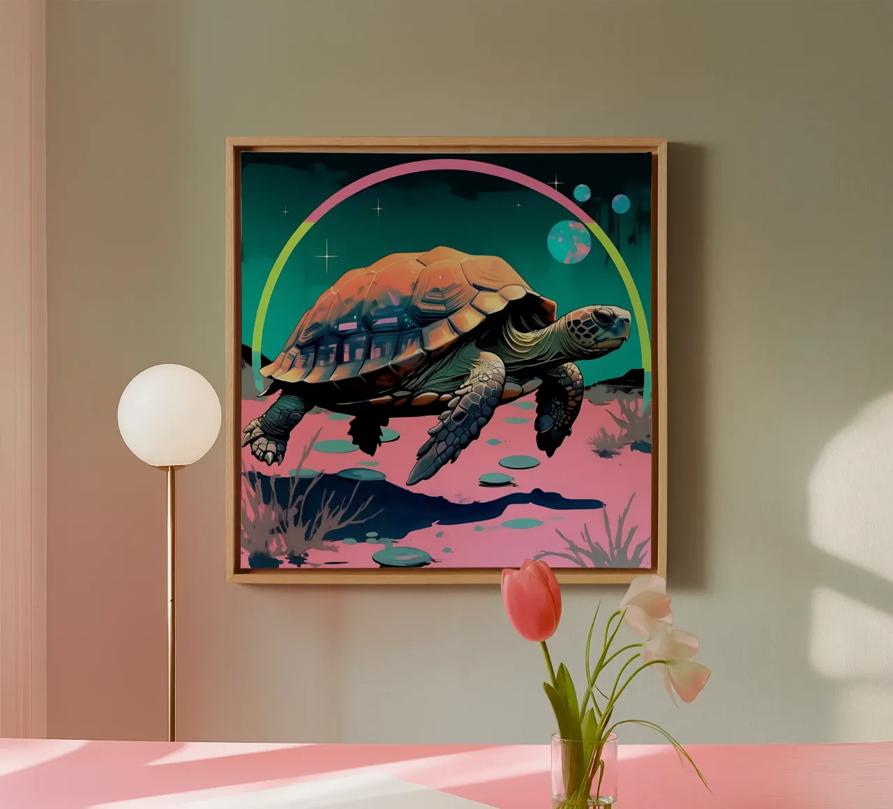 Turtle_Style_D_2 canvas by Tierisch bunt by LK