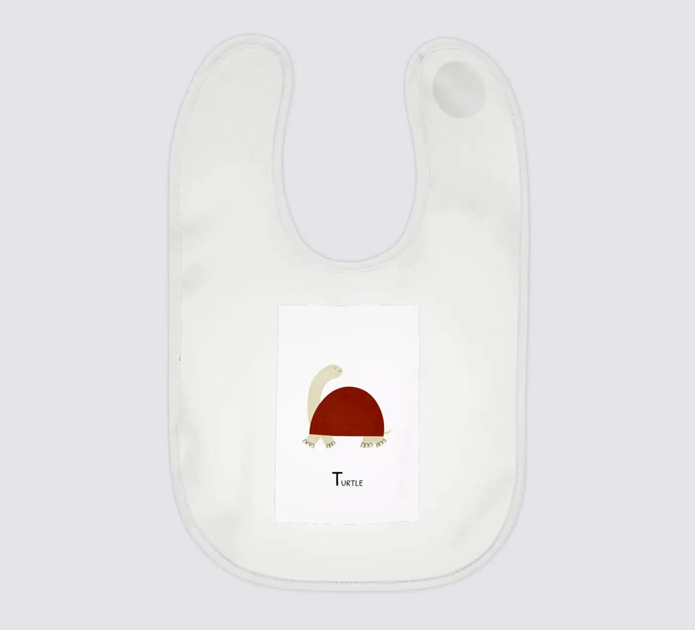 Turtle baby bib by Little Flourishes