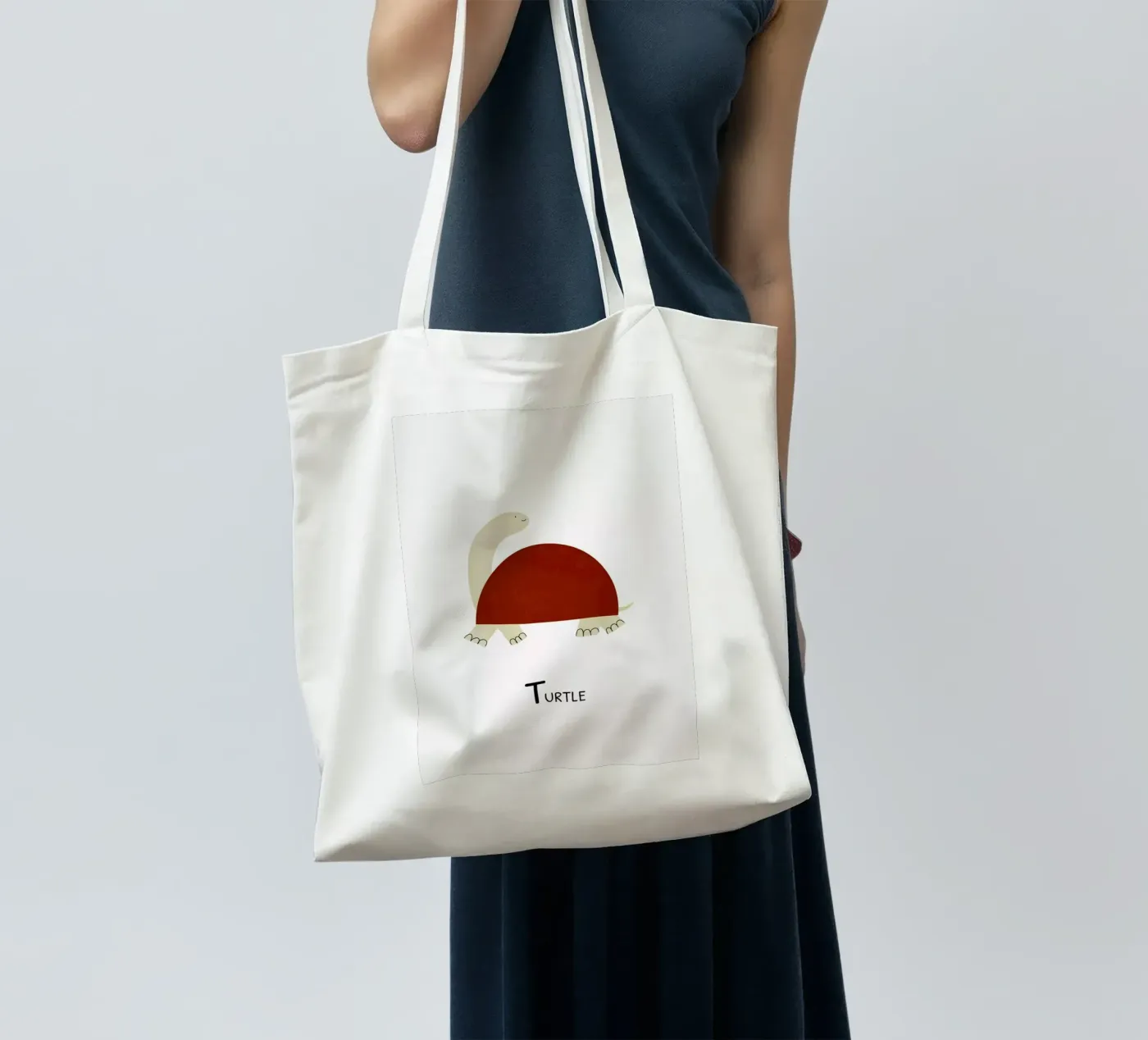 Turtle tote bag by Little Flourishes