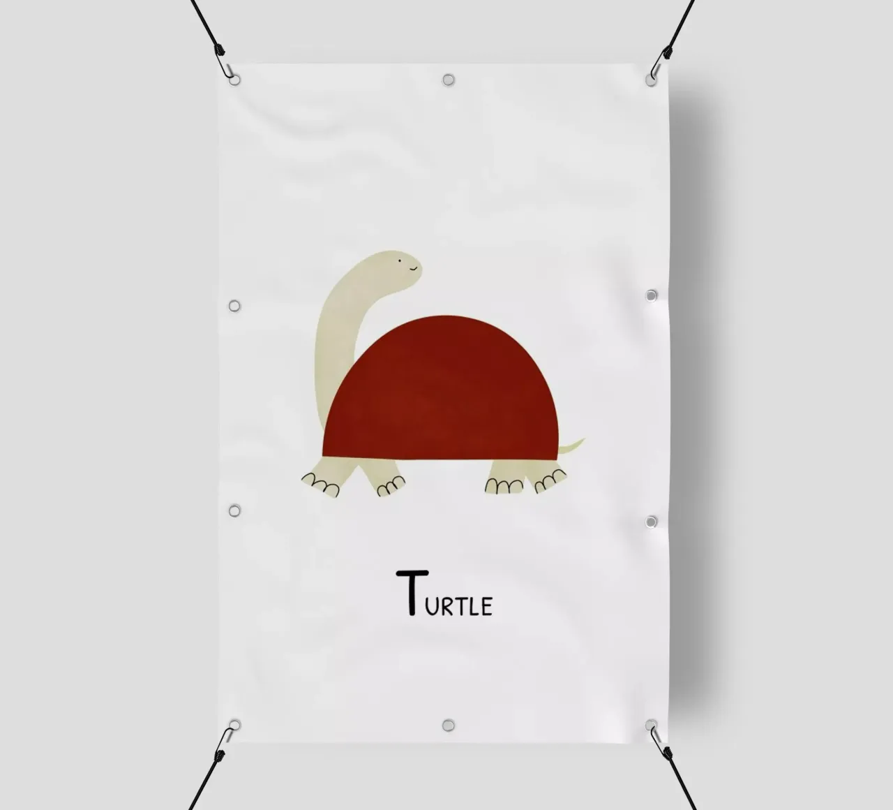 Turtle telo in pvc da Little Flourishes