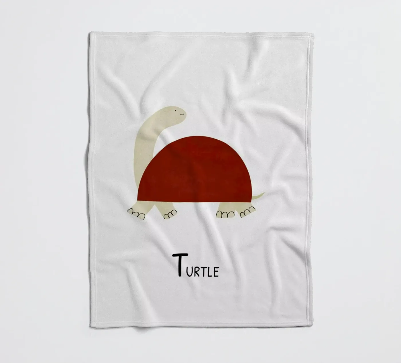 Turtle fleece blanket by Little Flourishes