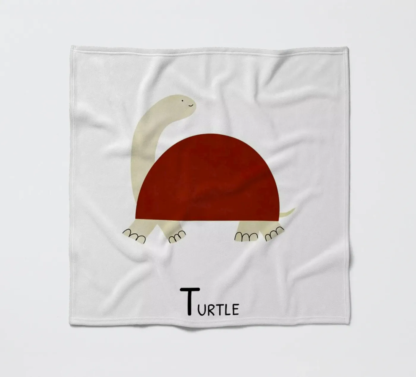 Turtle fleece blanket by Little Flourishes