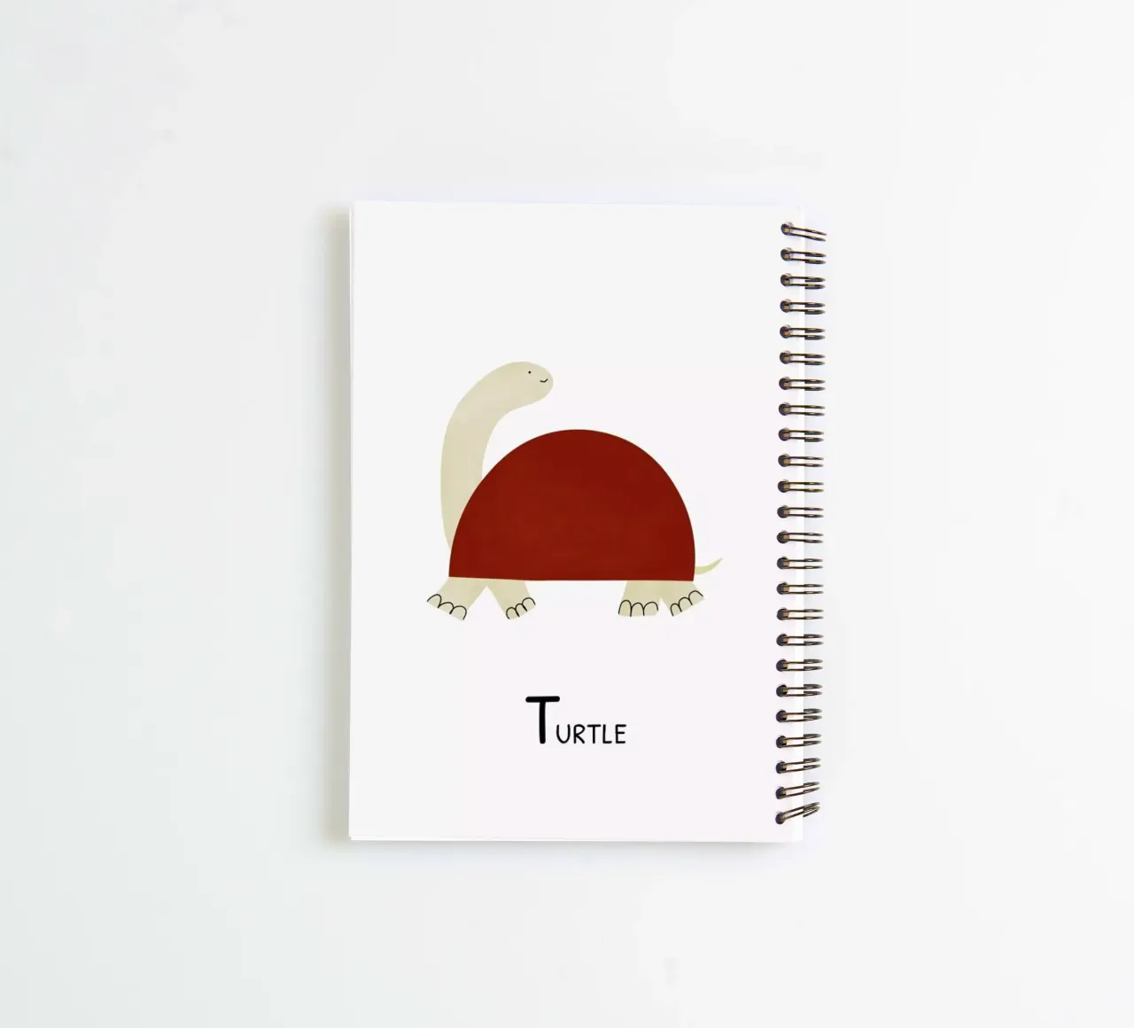 Turtle spiral notebook by Little Flourishes