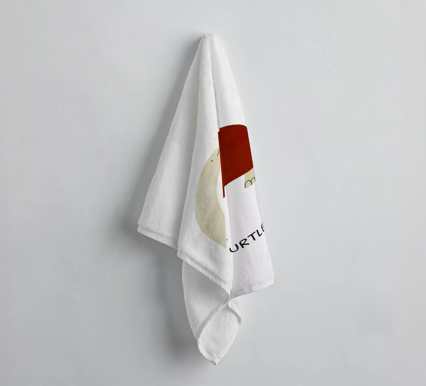 Turtle badhanddoek van Little Flourishes