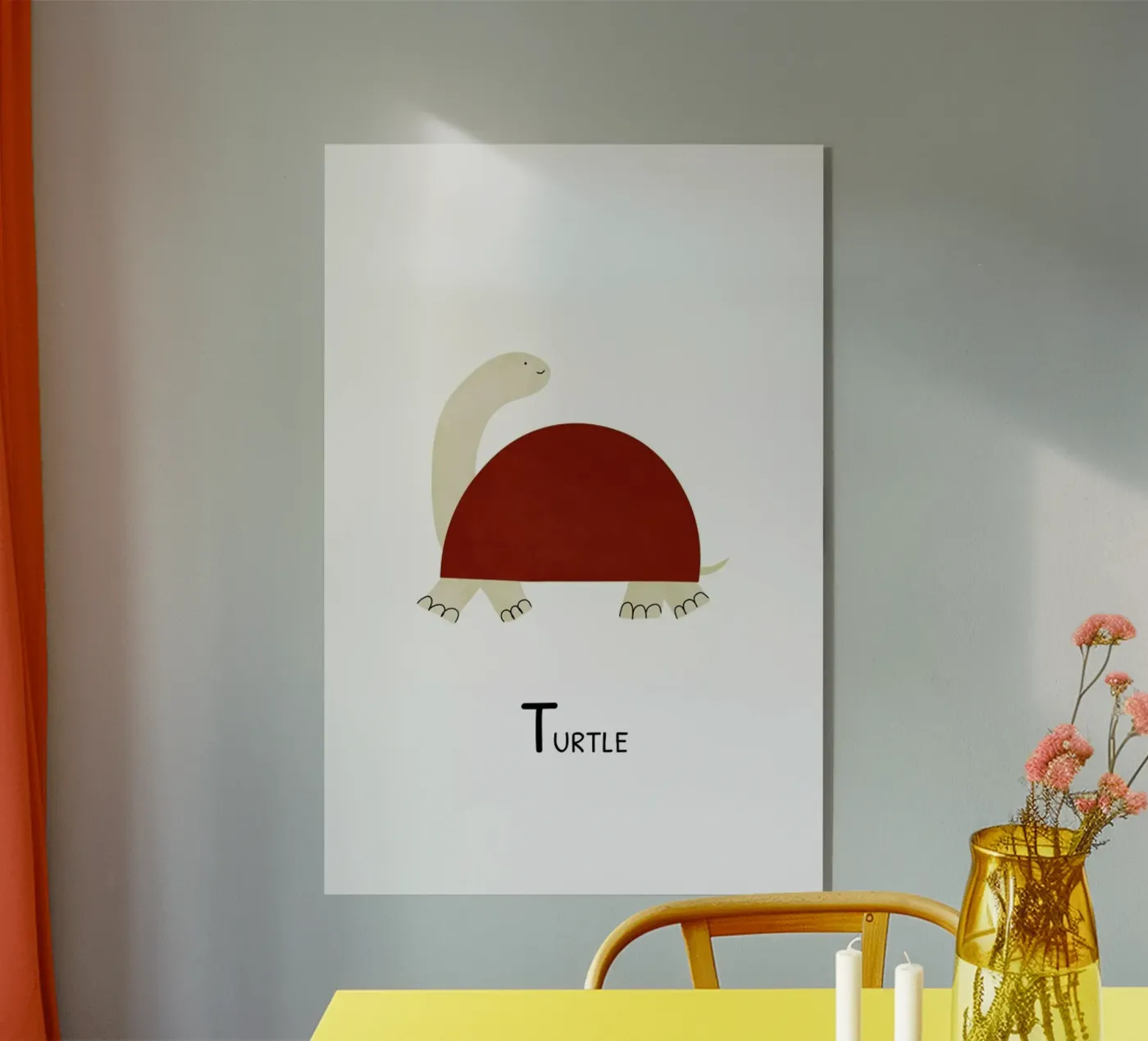 Turtle Acryl-Glas von Little Flourishes
