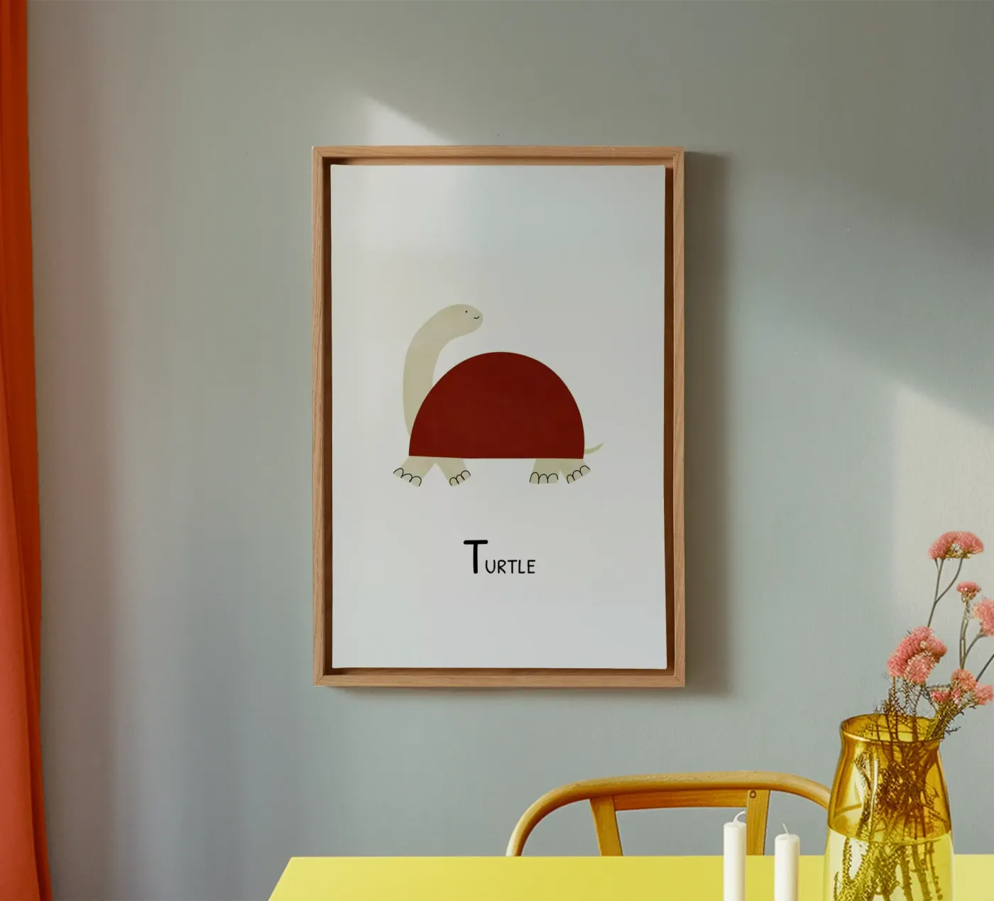 Turtle canvas by Little Flourishes