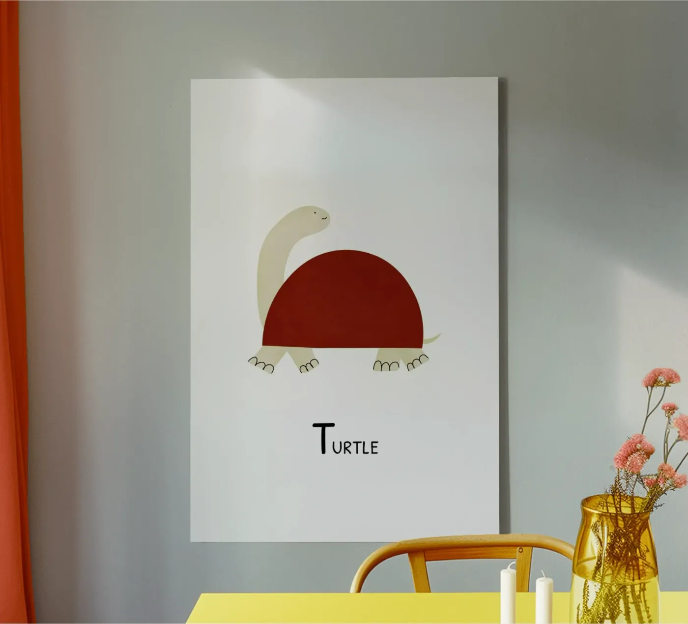 Turtle canvas by Little Flourishes