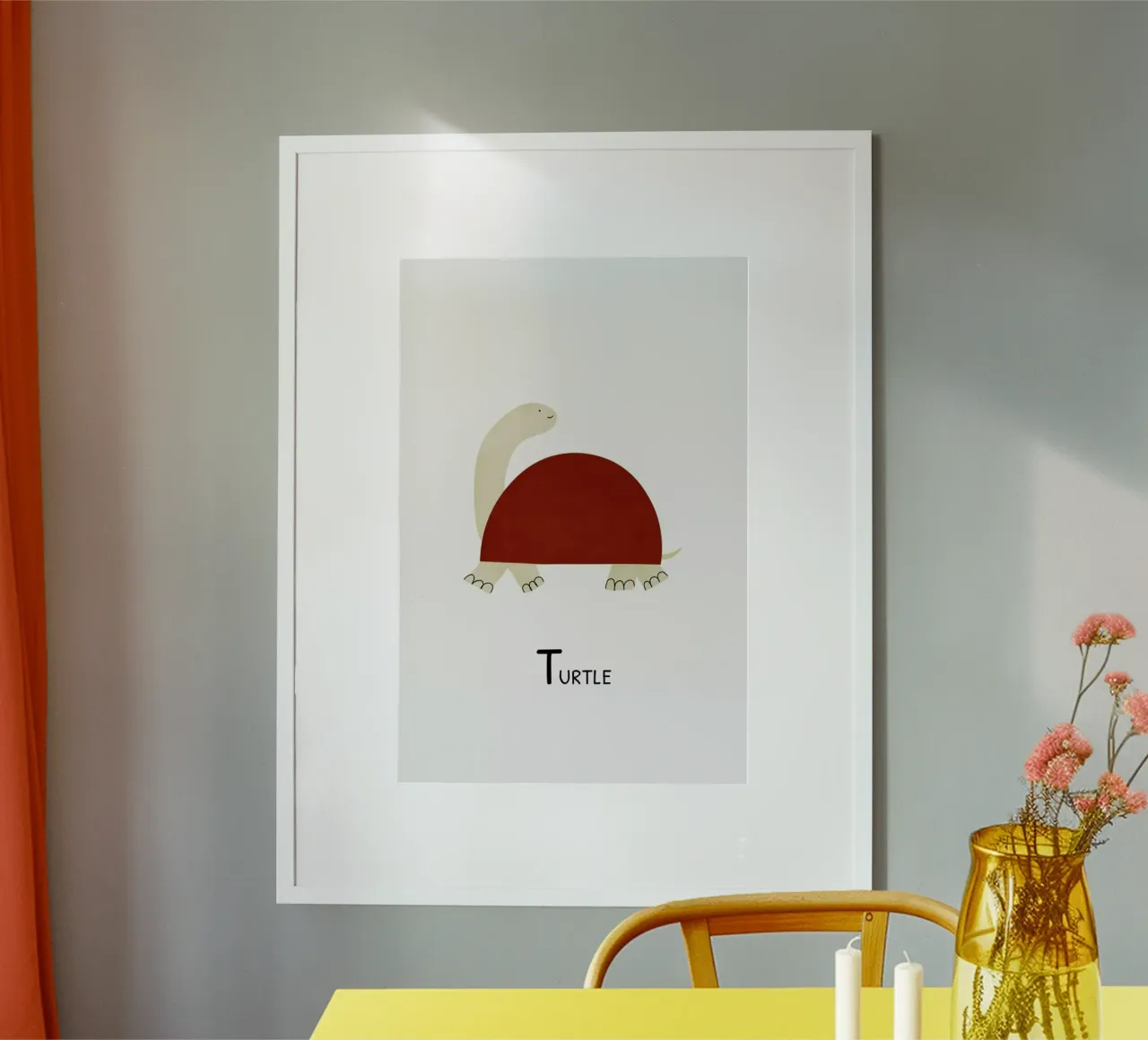 Turtle poster da Little Flourishes