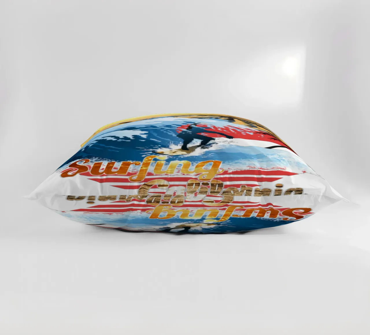 Surf Life Oval y - Summer Sun Vibes 2 cuscino da surfer28