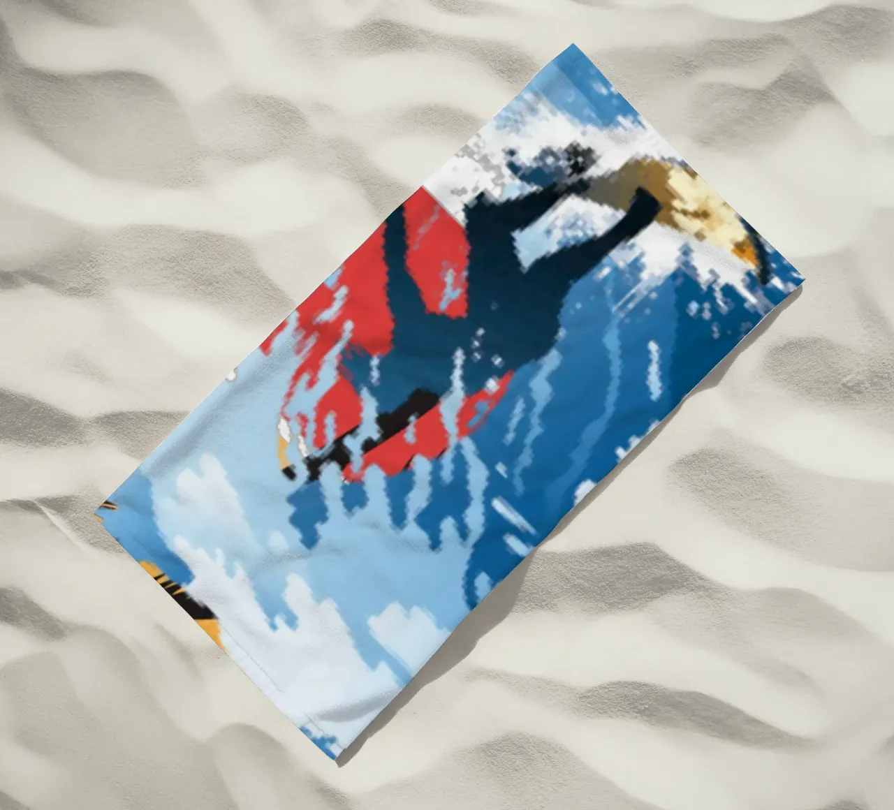 Surf Life Oval y - Summer Sun Vibes 2 beach towel by surfer28