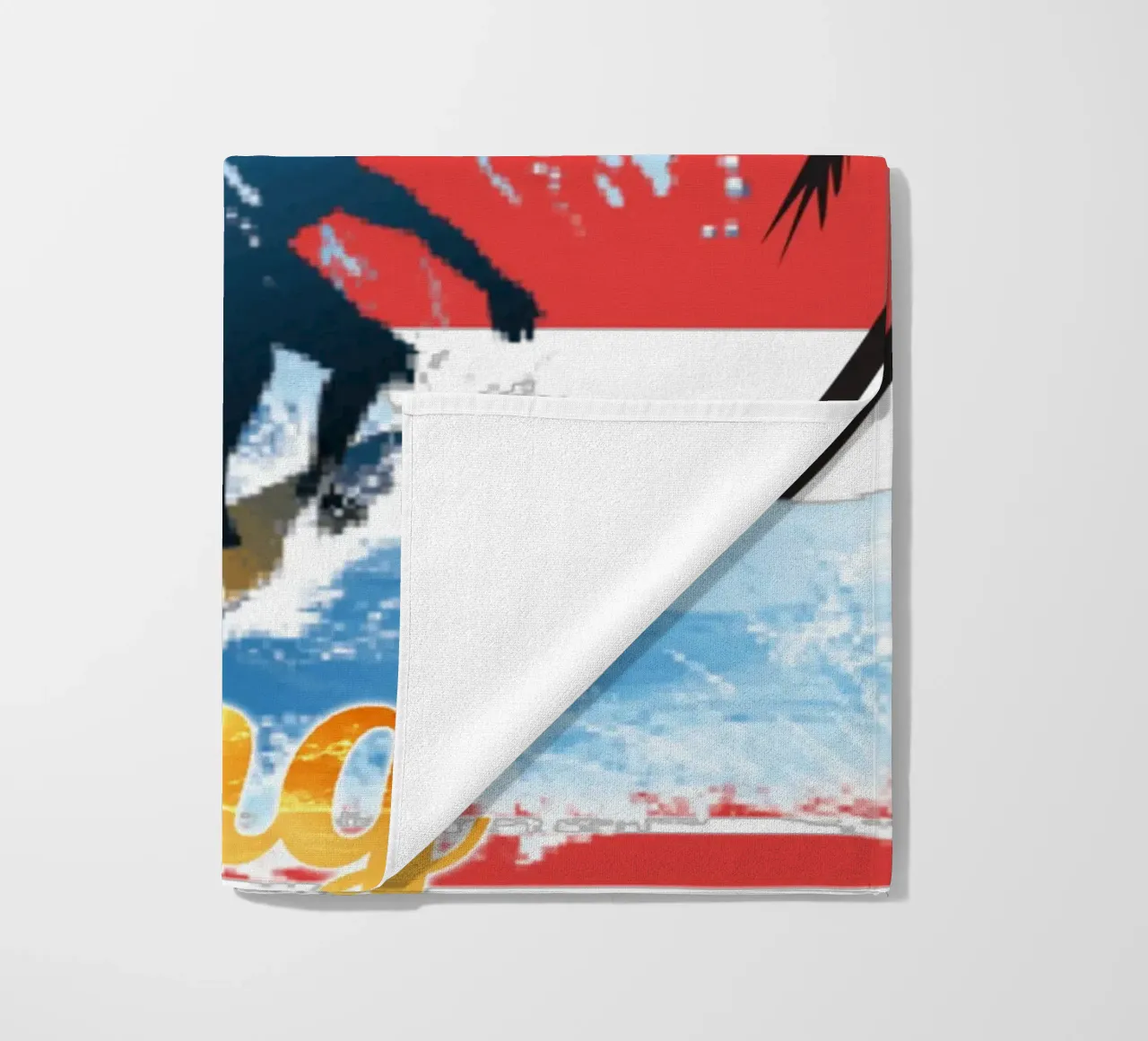 Surf Life Oval y - Summer Sun Vibes 2 beach towel by surfer28