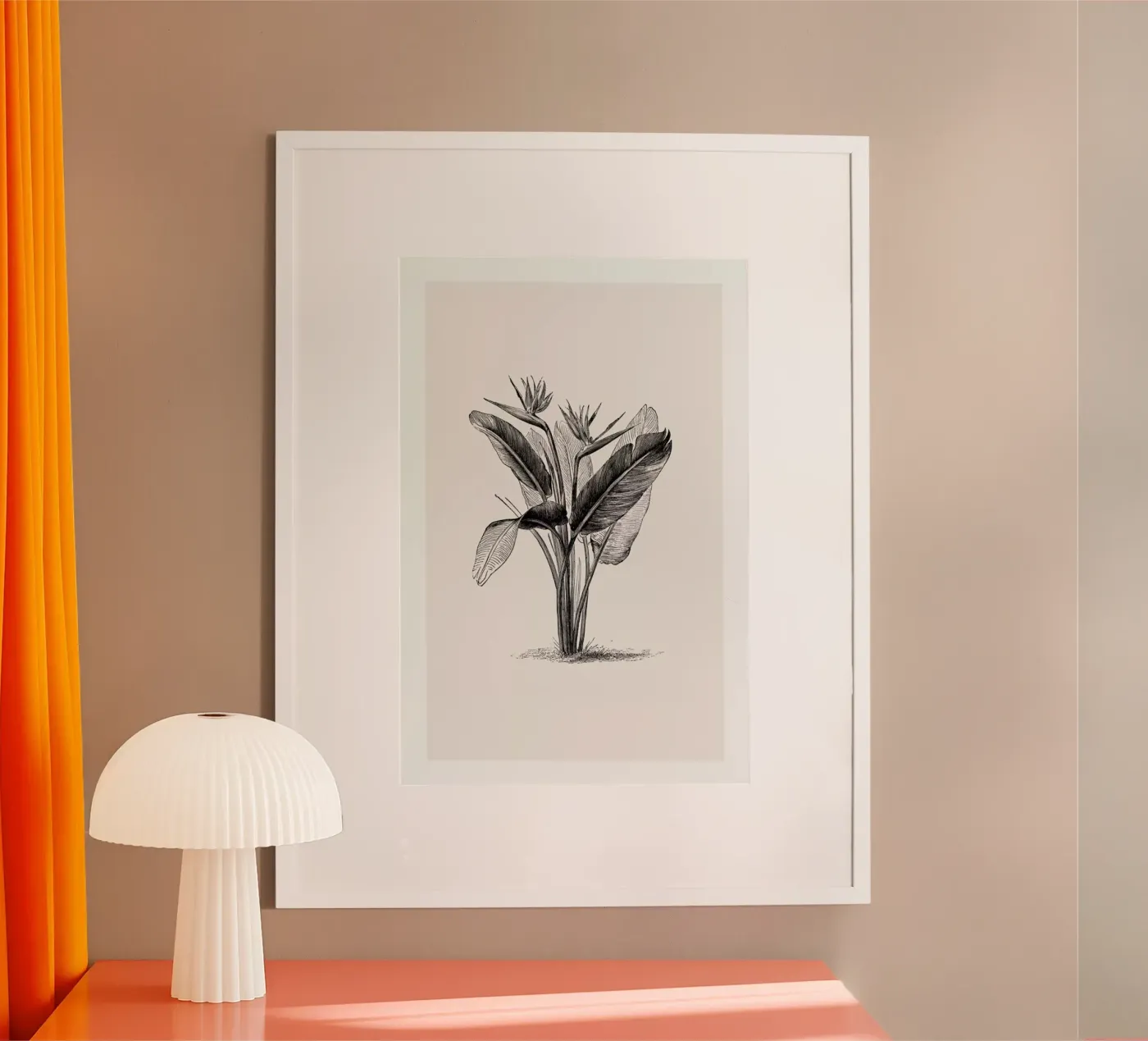 Crane Flower poster da Flora & Fauna