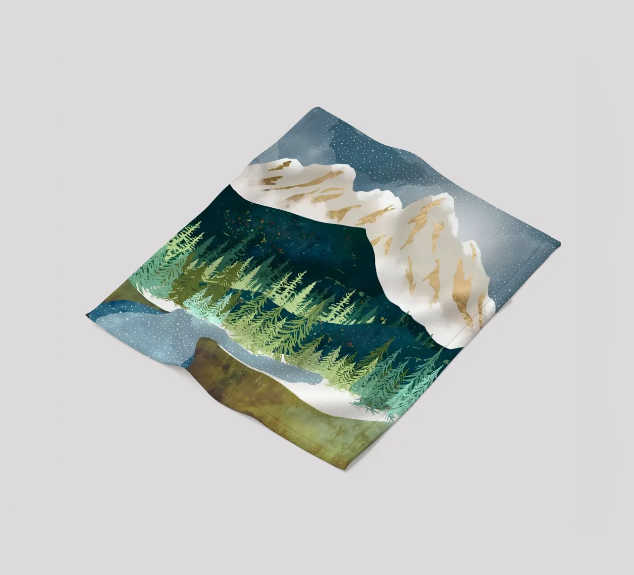 Riflessione d'autunno coperta in pile da Albert S Jacob