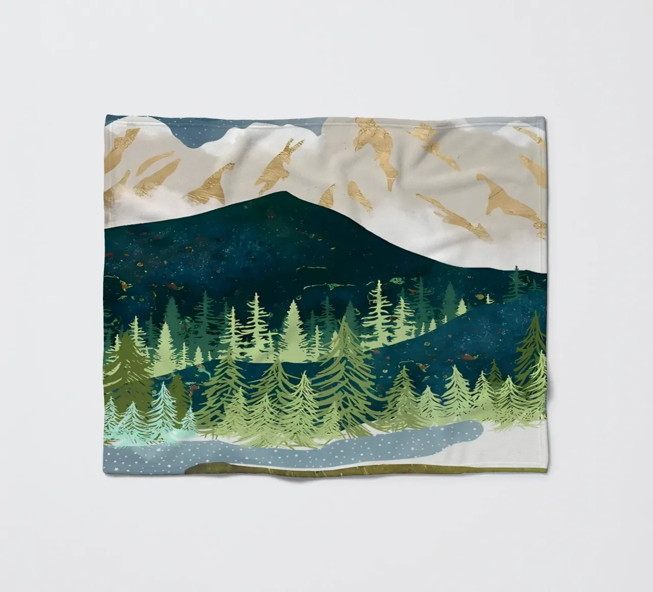 Riflessione d'autunno coperta in pile da Albert S Jacob