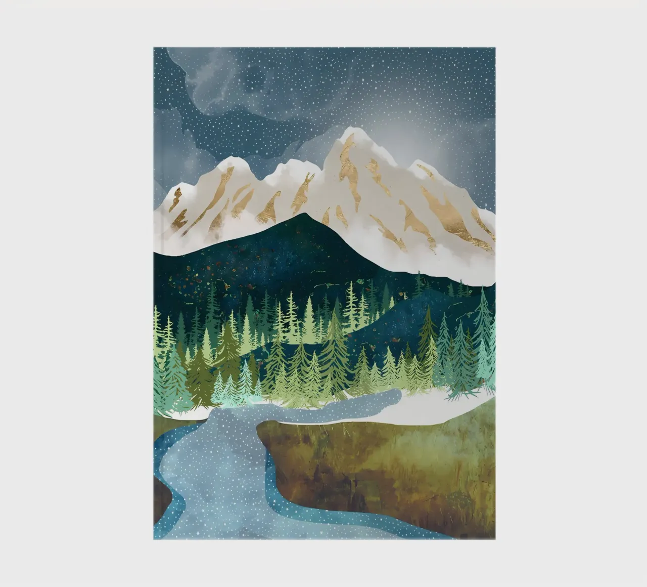 Autumn Reflection notebook by Albert S Jacob