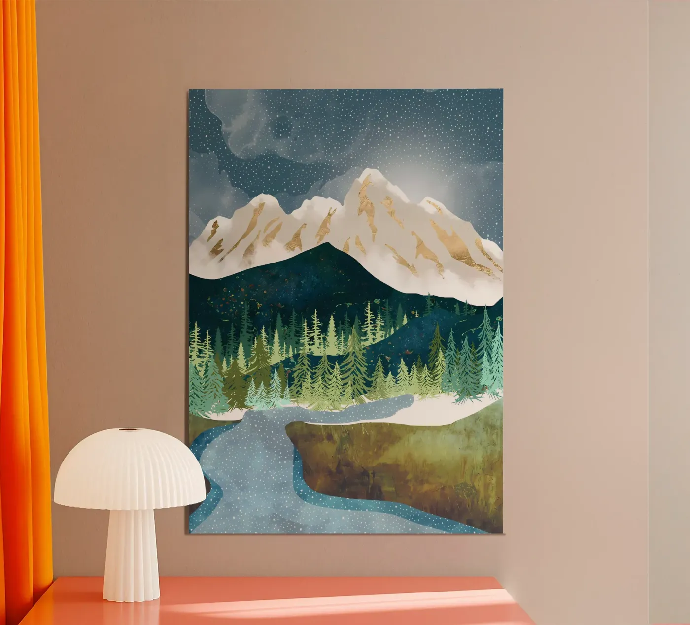 Autumn Reflection forex plate by Albert S Jacob