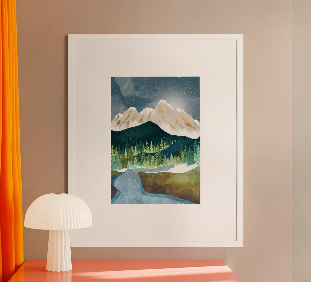 Riflessione d'autunno carta hahnemühle da Albert S Jacob