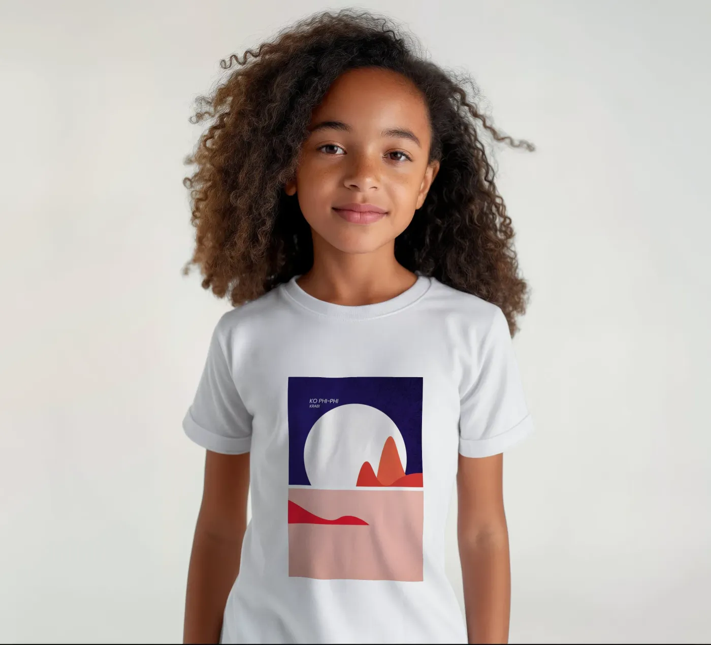 Ko Phi-Phi Kinder T-Shirt von The Cartography Collection