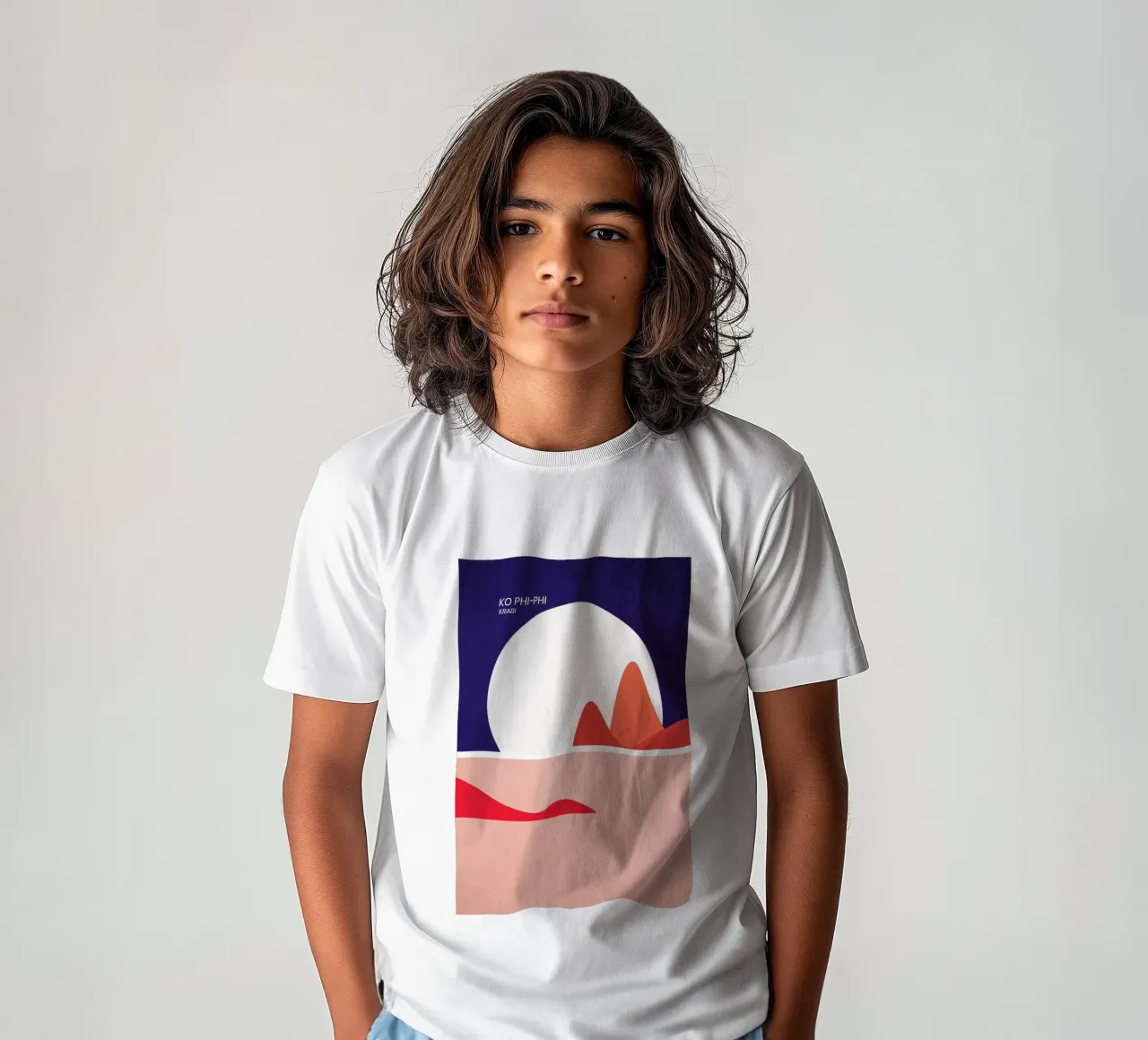 Ko Phi-Phi t-shirt bambini da The Cartography Collection