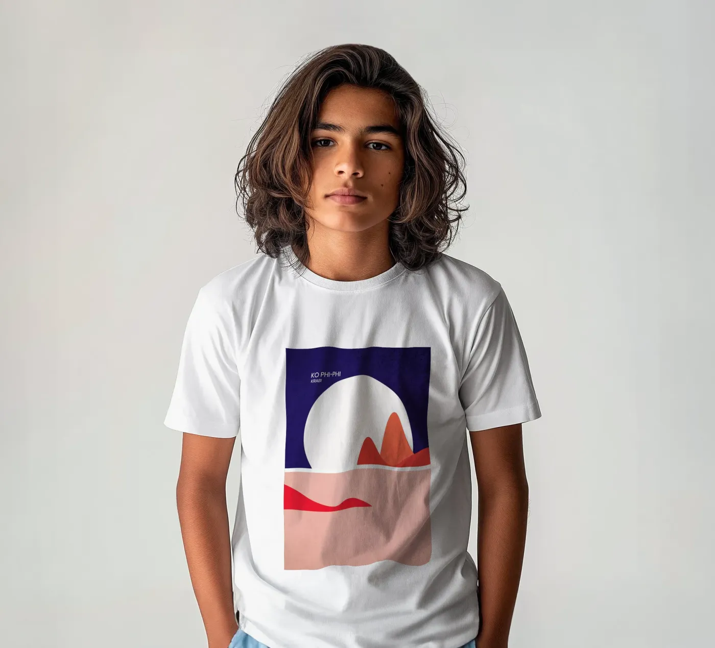 Ko Phi-Phi Kinder T-Shirt von The Cartography Collection