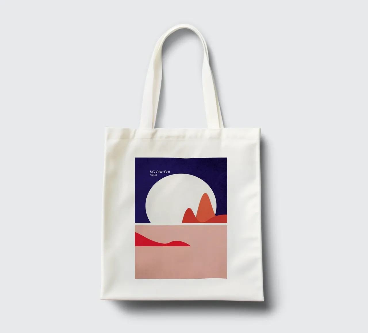 Ko Phi-Phi borsa in juta da The Cartography Collection